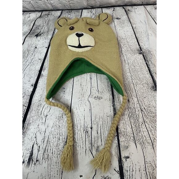 Ted 2 Teddy Face Laplander Peruvian Hat Cap Licensed OSFM EUC - Picture 3 of 5